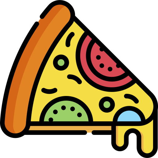 Пицца Special Lineal color иконка