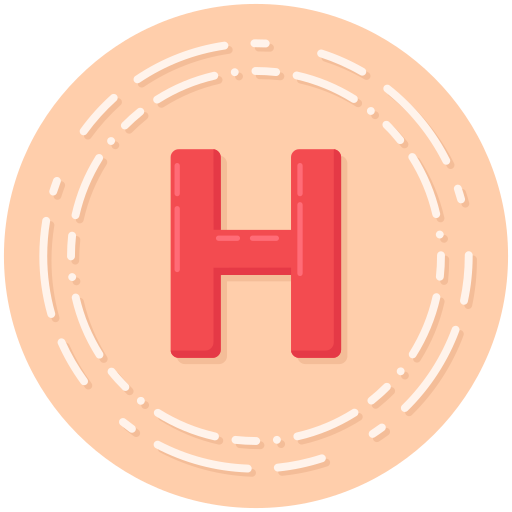 brief h Generic Circular icoon