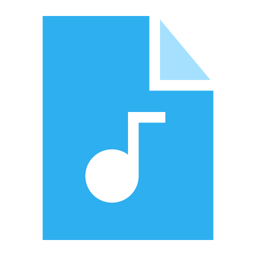 Аудио файл Generic Flat иконка