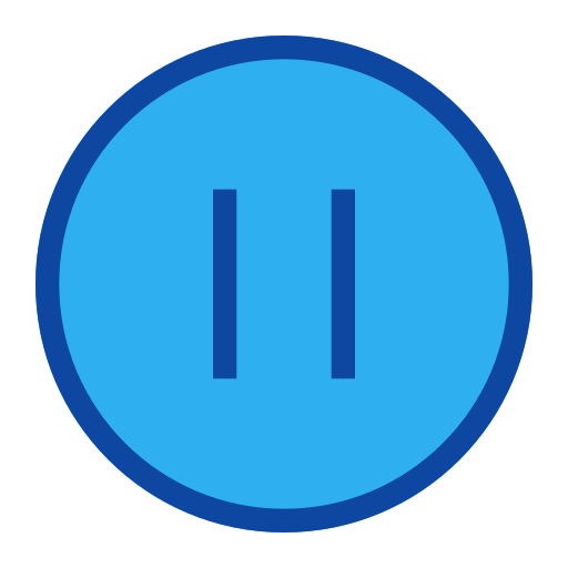 pause-taste Generic Outline Color icon