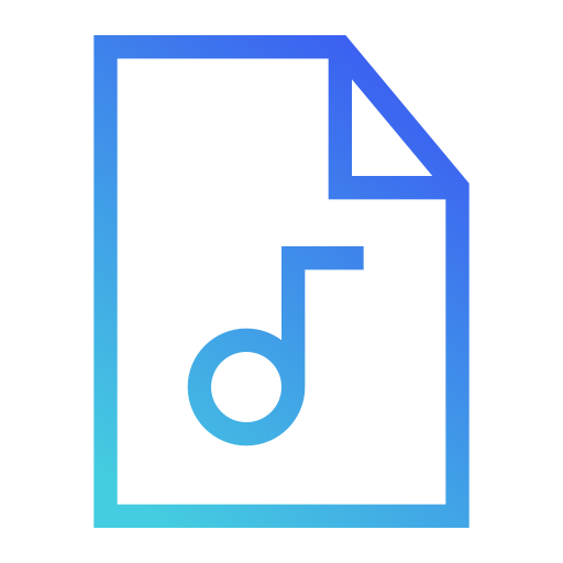 audiodatei Generic Gradient icon