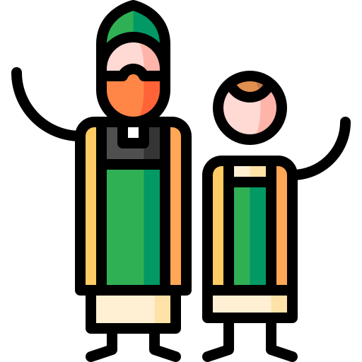 bischof Puppet Characters Lineal Color icon