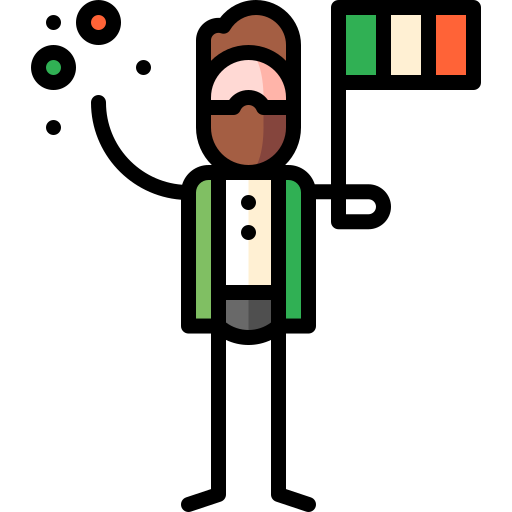 mann Puppet Characters Lineal Color icon