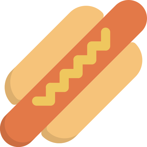 hotdog Pixel Buddha Premium Flat icon