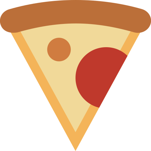 Pizza Pixel Buddha Premium Flat icon