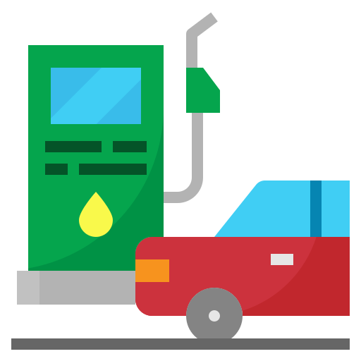 Gas station Generic Flat icon