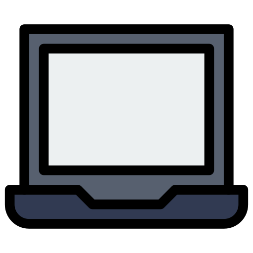 ordenador portátil Flatart Icons Lineal Color icono