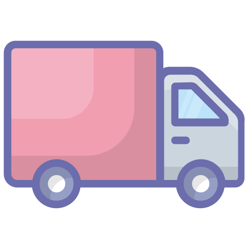 camion da carico Generic Outline Color icona