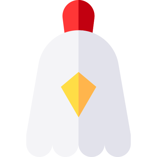 치킨 Basic Straight Flat icon