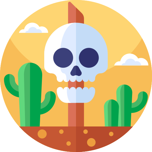 skelett Geometric Flat Circular Flat icon