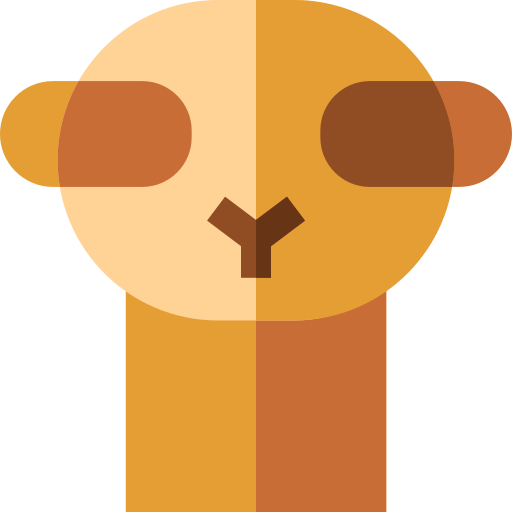 meerkat Basic Straight Flat icoon