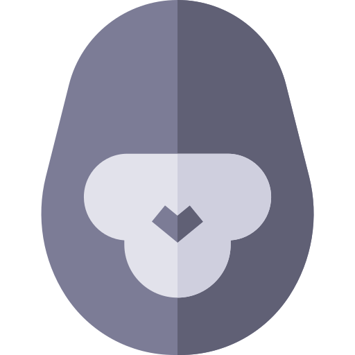 gorilla Basic Straight Flat icoon