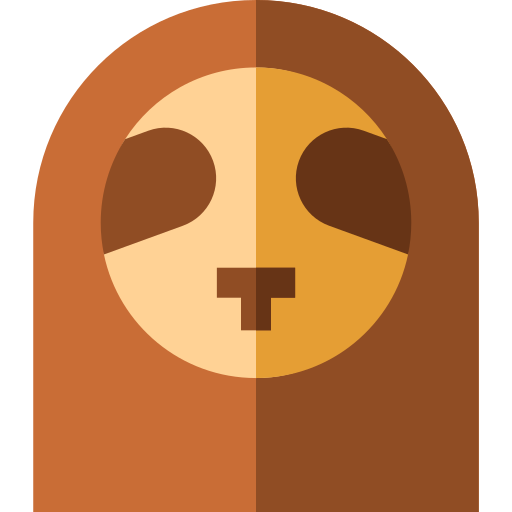 perezoso Basic Straight Flat icono