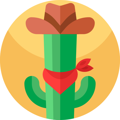 kaktus Geometric Flat Circular Flat ikona