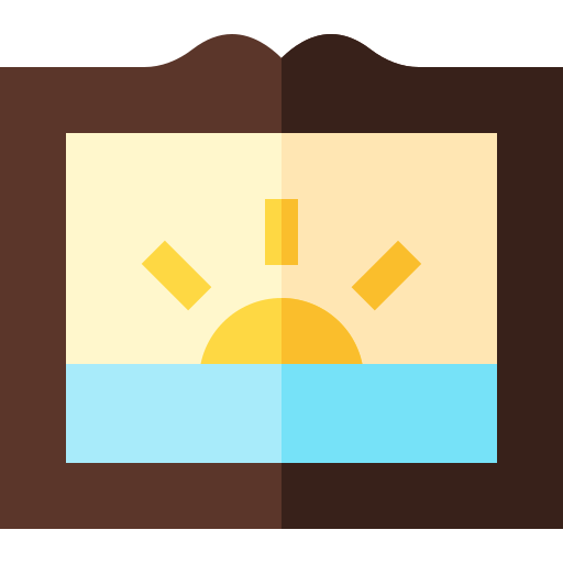 Picture Basic Straight Flat icon