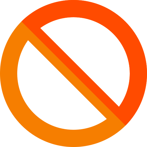 Prohibition Basic Straight Flat icon