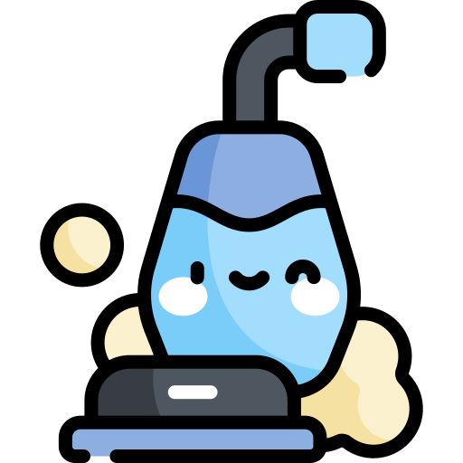 Vacuum cleaner Kawaii Lineal color icon