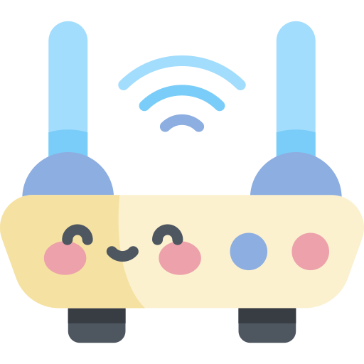 router Kawaii Flat icona