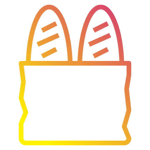 Baguettes Payungkead Gradient icon