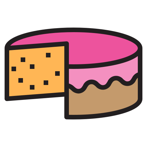 Cake Payungkead Lineal Color icon