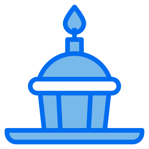 cupcake Payungkead Blue icon