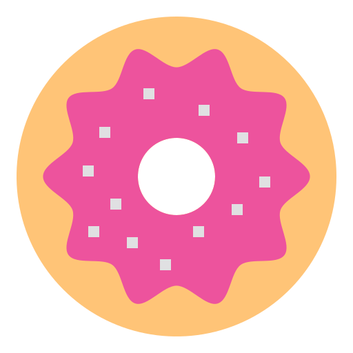 Donut Payungkead Flat icon