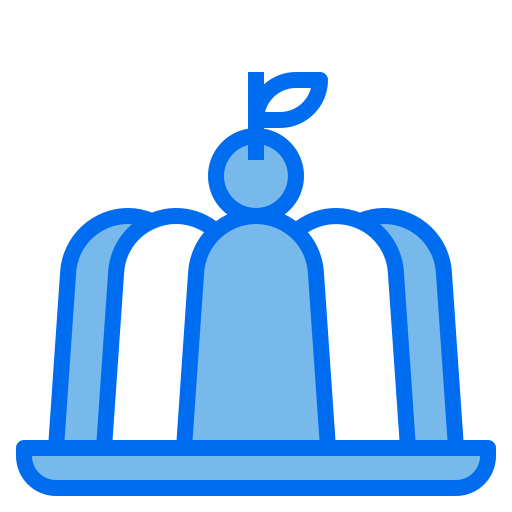 pudding Payungkead Blue ikona