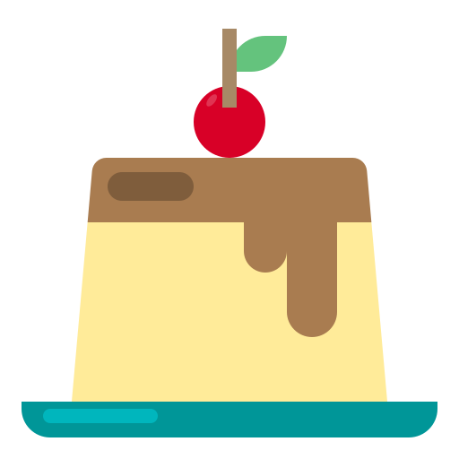 pudding Payungkead Flat icon