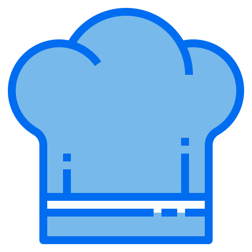 czapka szefa kuchni Payungkead Blue ikona