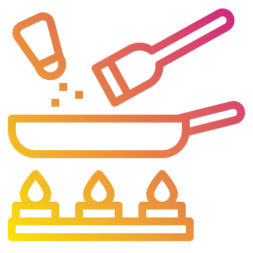 Cooking Payungkead Gradient icon