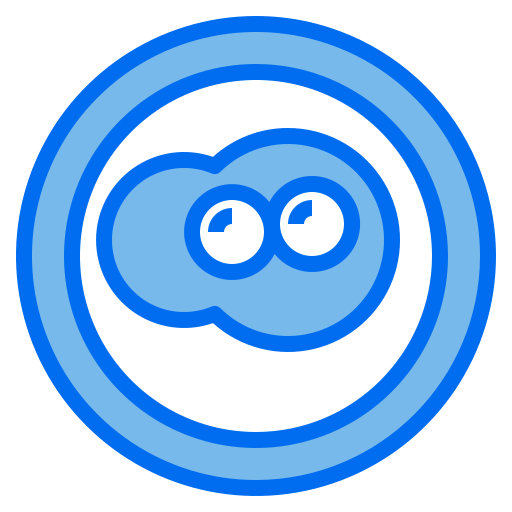 Egg Payungkead Blue icon