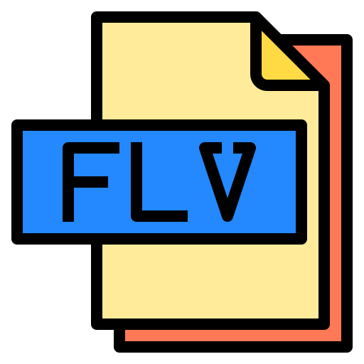 Flv file Payungkead Lineal Color icon