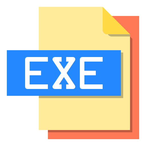 Exe file Payungkead Flat icon