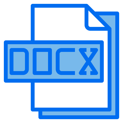 docx 파일 Payungkead Blue icon