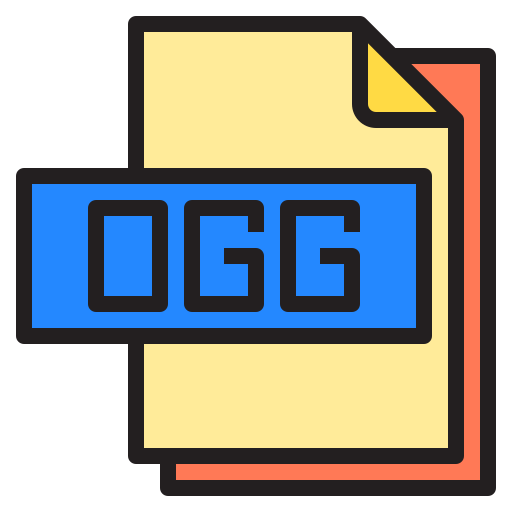 Ogg file Payungkead Lineal Color icon