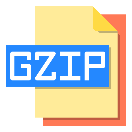 file gzip Payungkead Flat icona