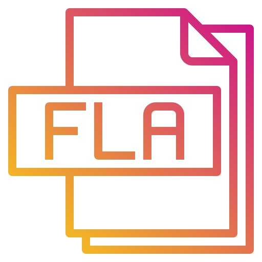fla 파일 Payungkead Gradient icon