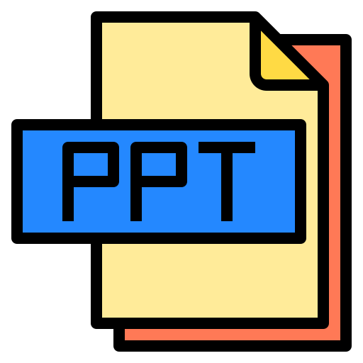 Ppt file Payungkead Lineal Color icon