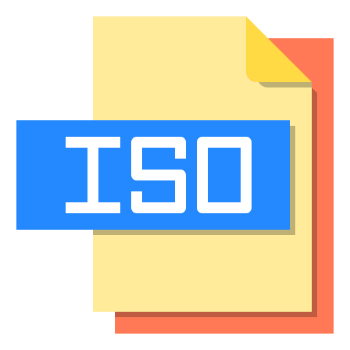 Iso file Payungkead Flat icon