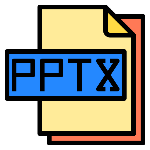 pptx 파일 Payungkead Lineal Color icon