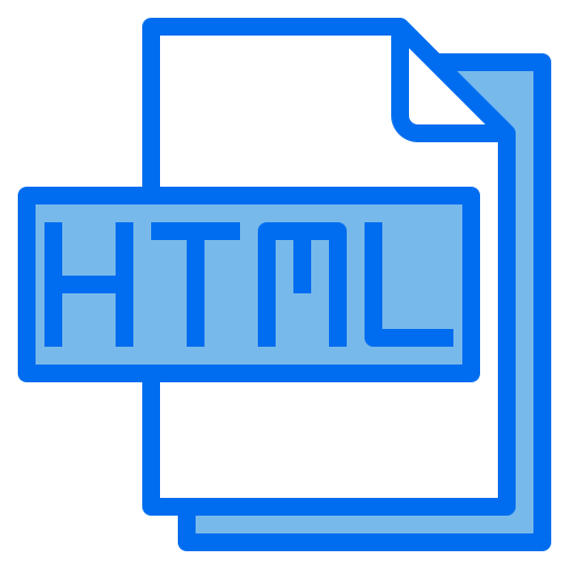 xhtml 파일 Payungkead Blue icon