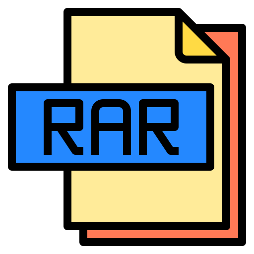 Rar file Payungkead Lineal Color icon