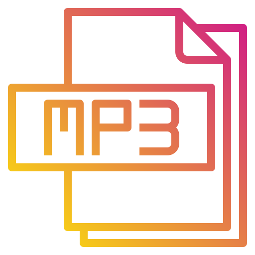 mp3 파일 Payungkead Gradient icon