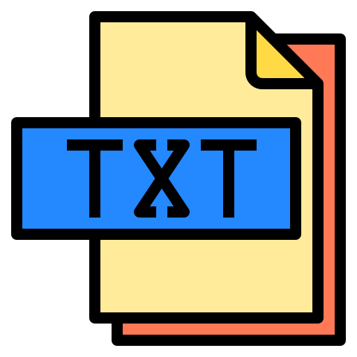 archivo txt Payungkead Lineal Color icono
