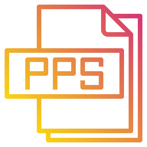 pps-bestand Payungkead Gradient icoon