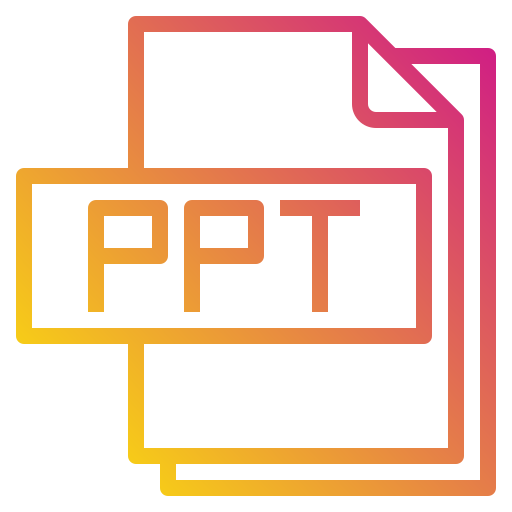 Ppt file Payungkead Gradient icon