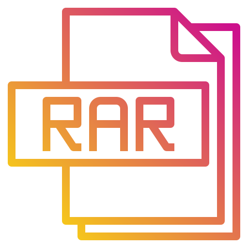 rar 파일 Payungkead Gradient icon