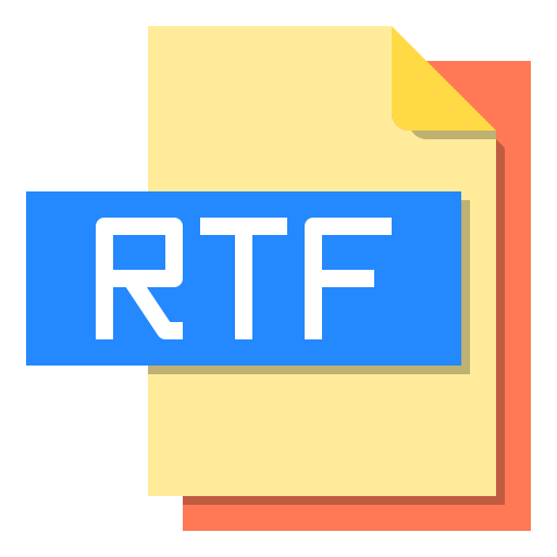 rtf 파일 Payungkead Flat icon