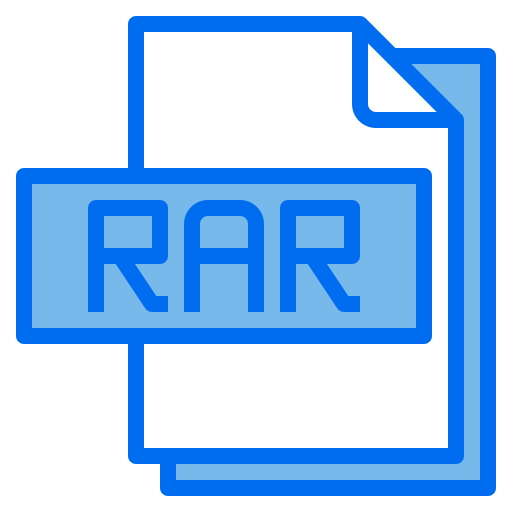 Rar file Payungkead Blue icon