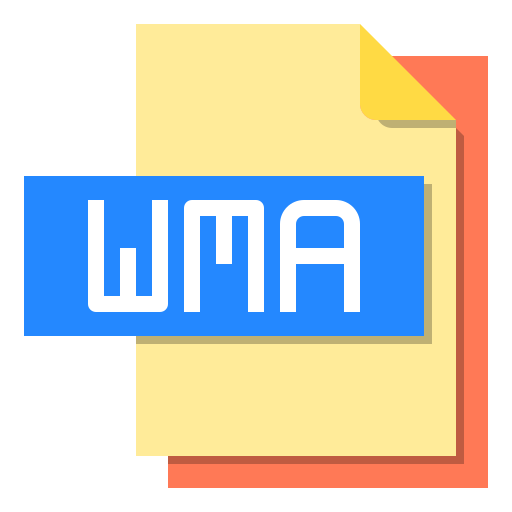 Wma file Payungkead Flat icon